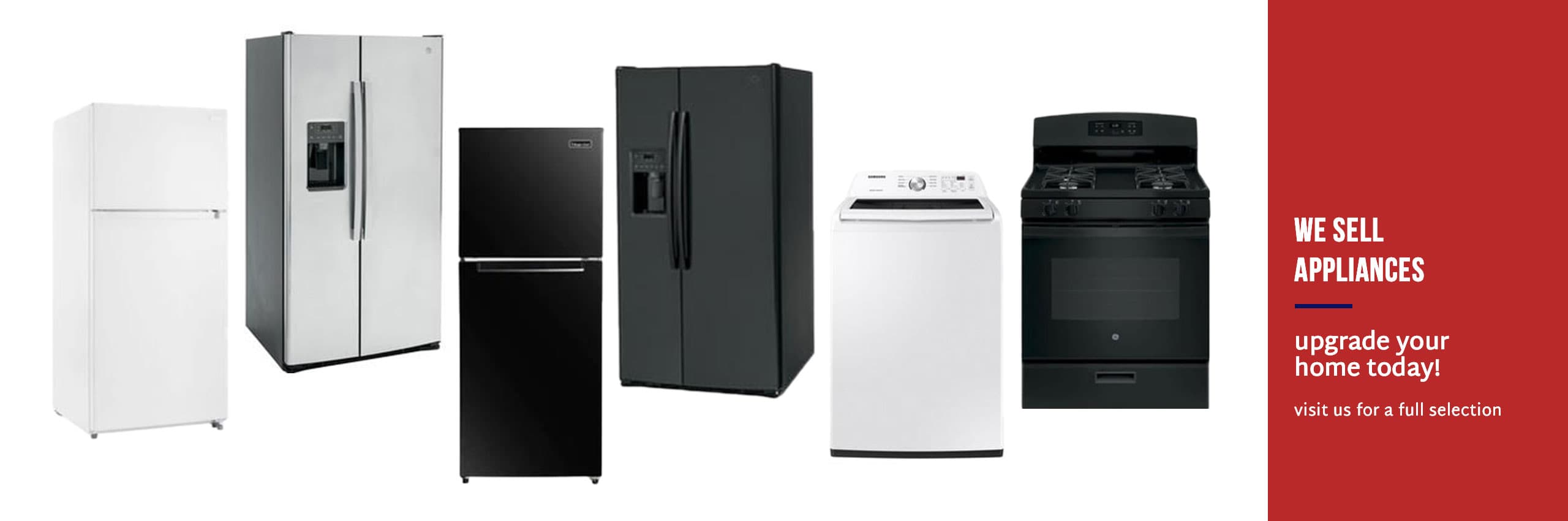 We sell appliances